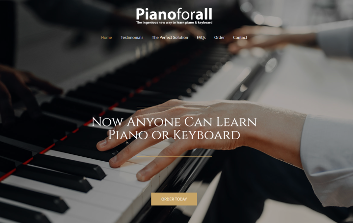 Now It’s Easy To Learn the Piano & Become The Life of The Party! 